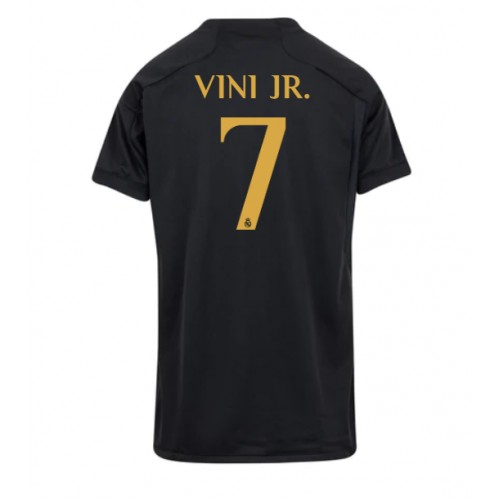 Real Madrid Vinicius Junior #7 Tredjedrakt Kvinner 2023-24 Kortermet Real Madrid Vinicius Junior #7 Tredjedrakt Kvinner 2023-24 Kortermet